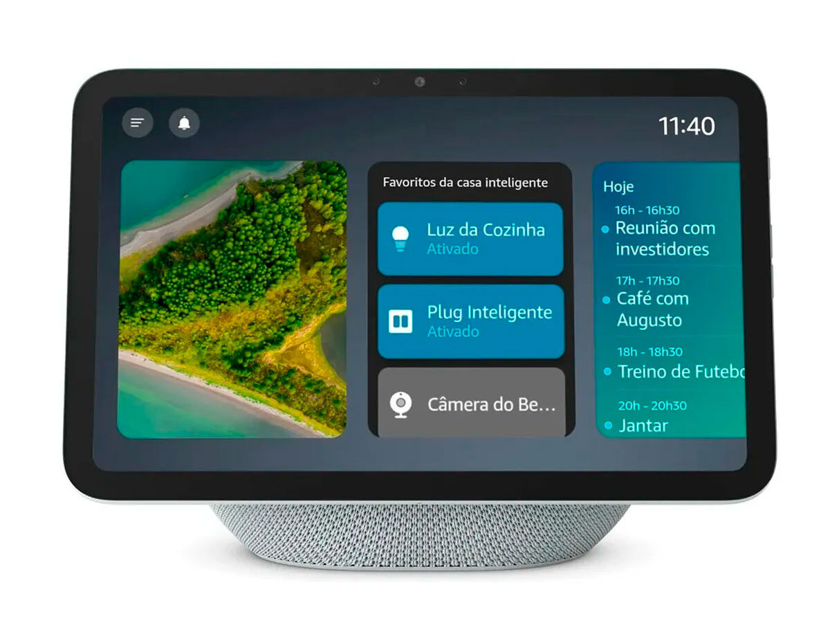 Echo Show 8 Tela Vibrante Hd De 8,7 HD com Alexa Amazon Branco