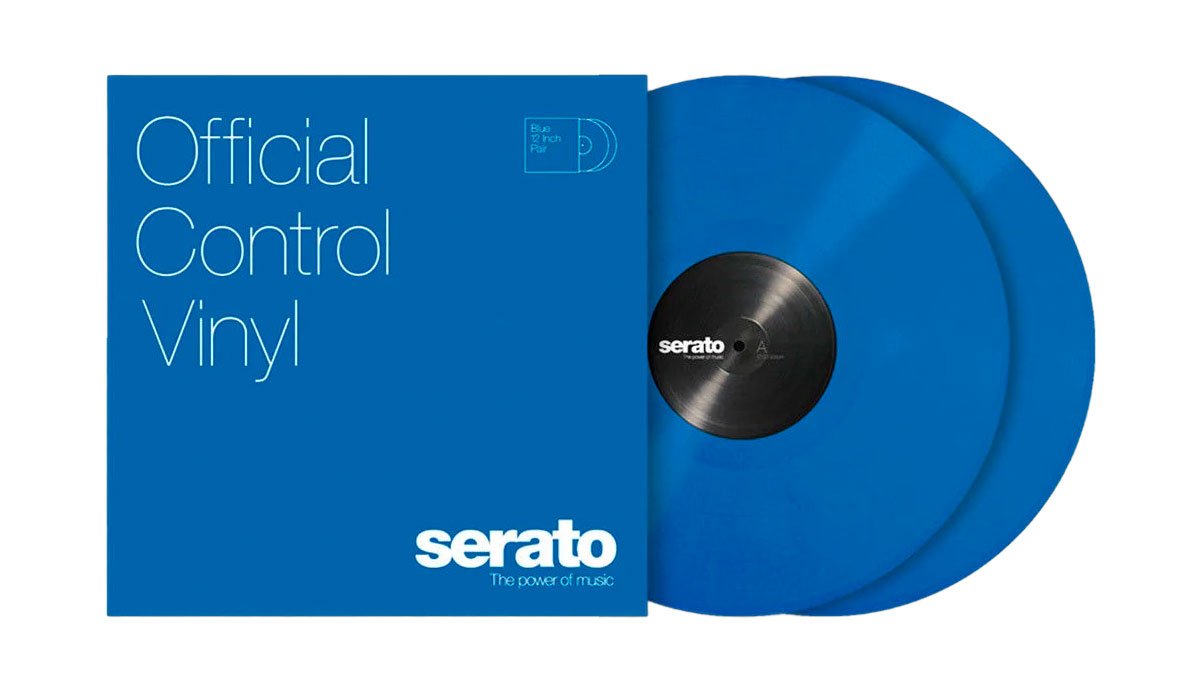 Timecode Serato 12 Azul (par)